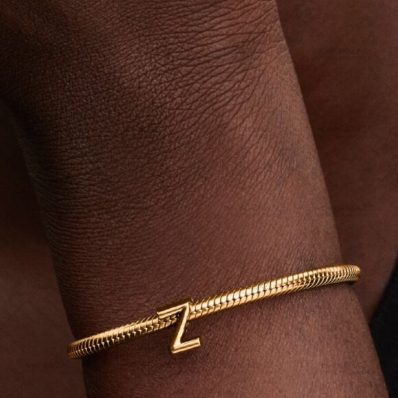 Pandora Letter Z Alphabet Mini Charm|Pendant - Picture 2 of 2